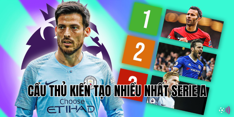 cầu thủ kiến tạo nhiều nhất serie a
