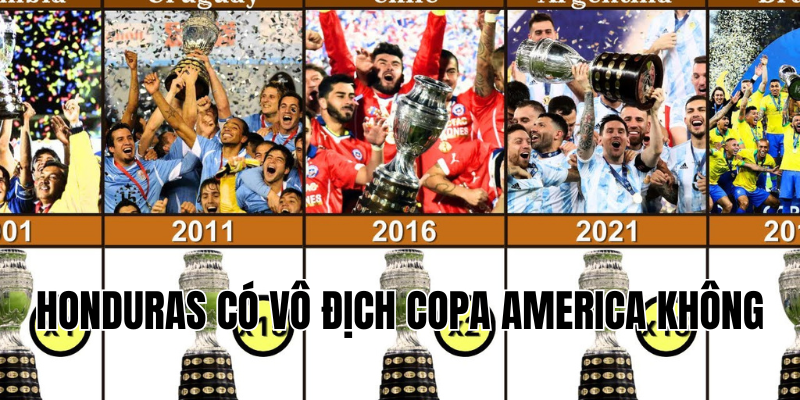 honduras có vô địch copa america không
