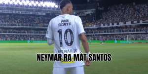 neymar ra mắt santos
