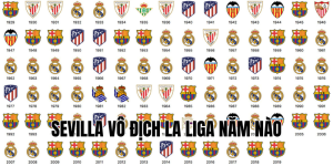 sevilla vô địch la liga năm nào
